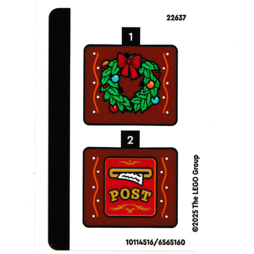 Sticker Sheet for Set 40809-1