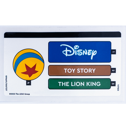 Sticker Sheet for Set 40774-1