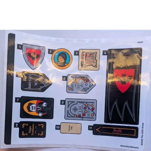 Sticker Sheet for Set 910049-1