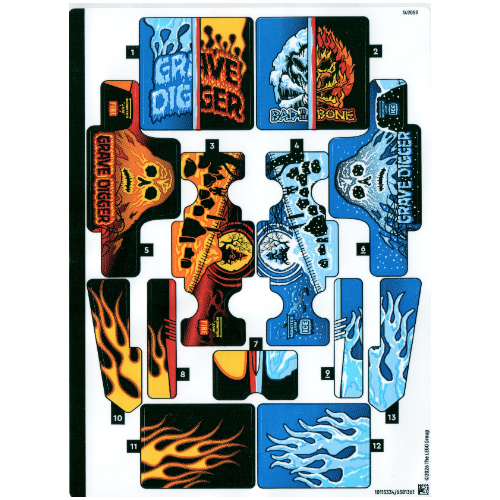 Sticker Sheet for Set 42219-1