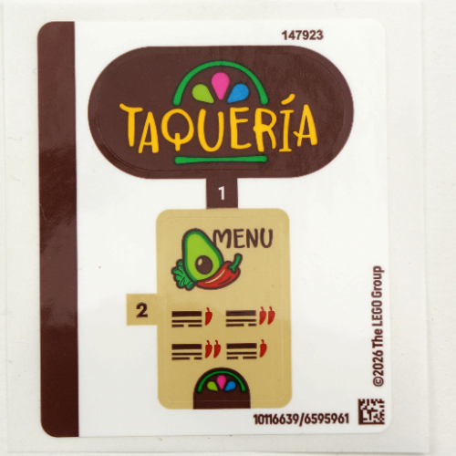 Sticker Sheet for Set 40907-1