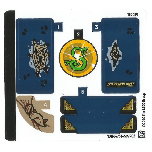 Sticker Sheet for Set 76469-1
