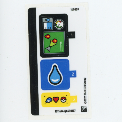 Sticker Sheet for Set 72156-1