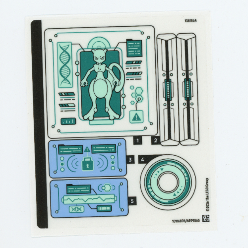 Sticker Sheet for Set 72163-1