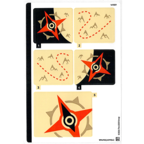 Sticker Sheet for Set 60512-1