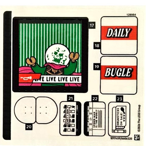 Sticker Sheet 2 for Set 76342-1 [No Color/Any Color]