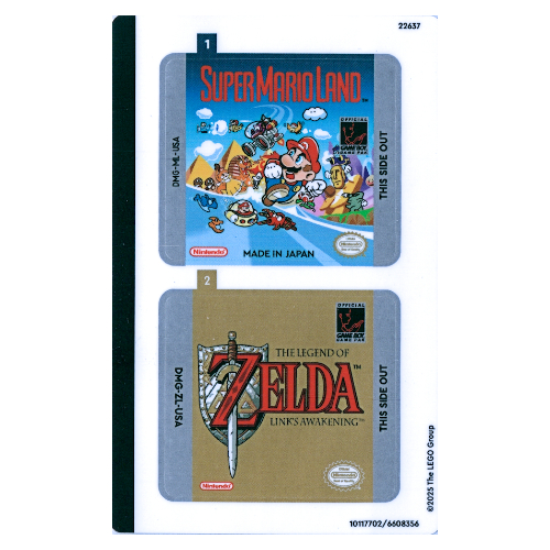 Sticker Sheet for Set 72046-1