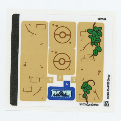 Sticker Sheet for Set 72161-1