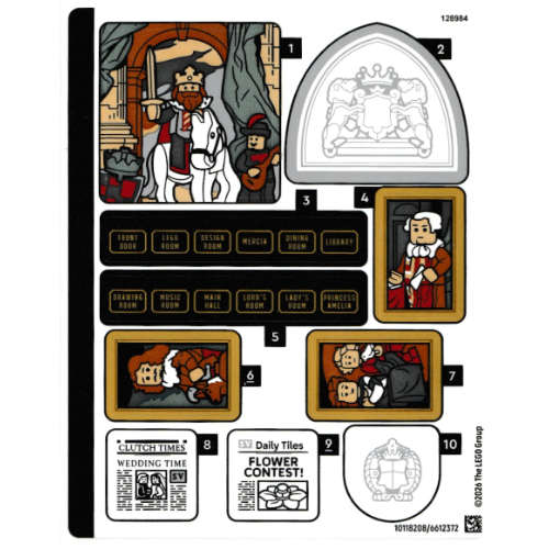 Sticker Sheet for Set 21373-1 [No Color/Any Color]