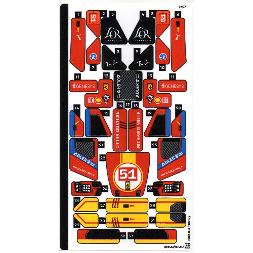 Sticker Sheet for Set 77261-1
