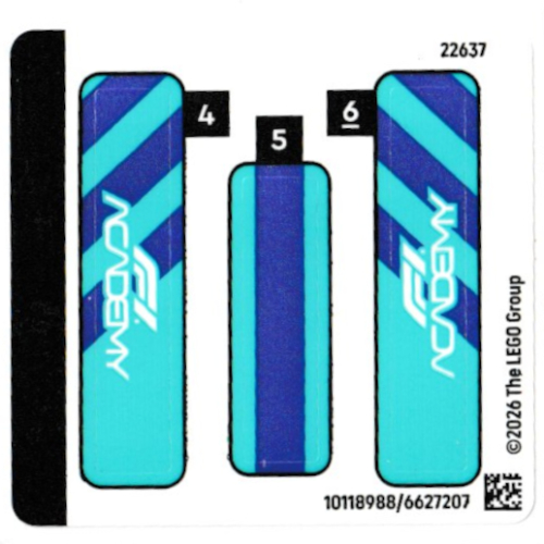 Sticker Sheet 2 for Set 30734-1