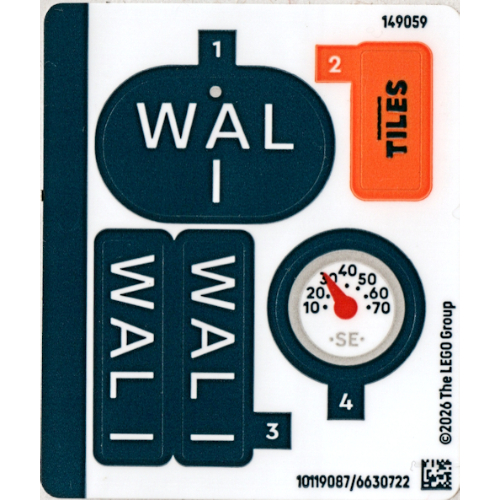 Sticker Sheet for Set 21371-1