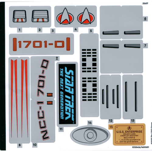 Sticker Sheet for Set 10356-1 (Correctly Corrected version)