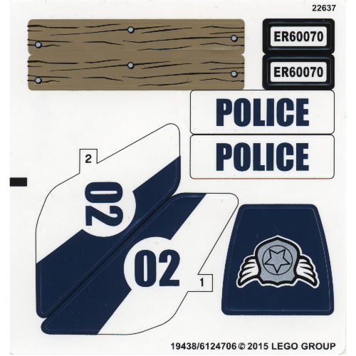 Sticker Sheet for Set 60070-1
