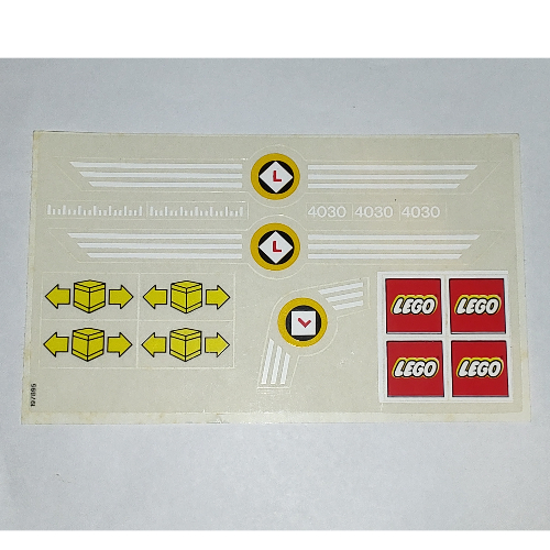 Sticker Sheet for Set 4030-1