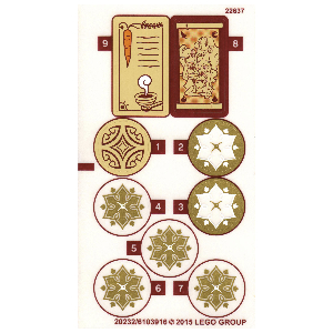 Sticker Sheet for Set 41075-1