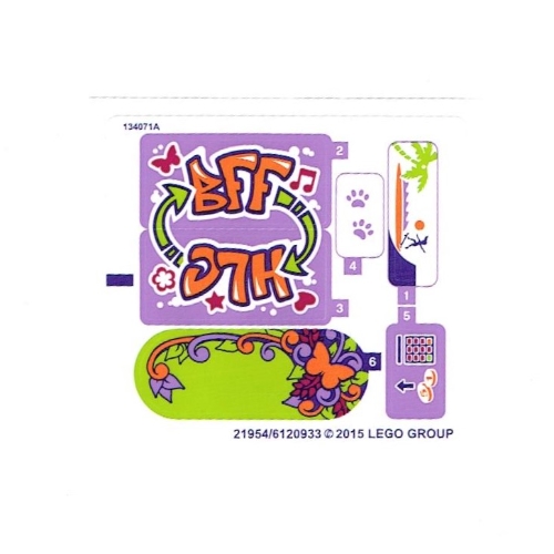 Sticker Sheet for Set 41099-1