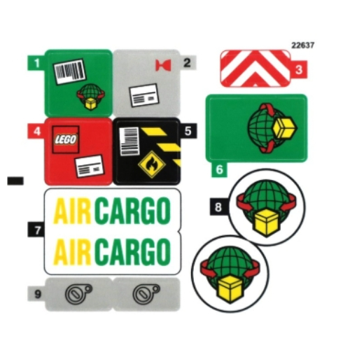 Sticker Sheet for Set 60101-1