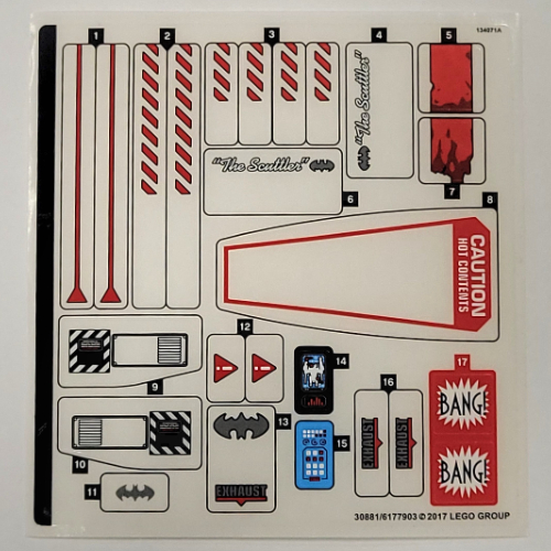 Sticker Sheet for Set 70908-1