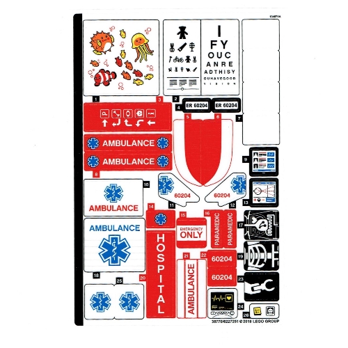 Image of part Sticker Sheet for Set 60204-1