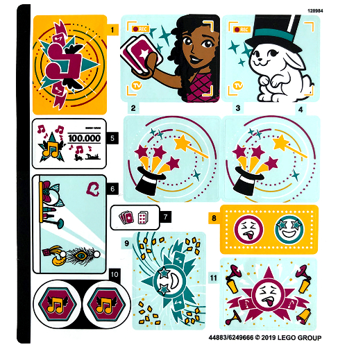 Sticker Sheet for Set 41368-1