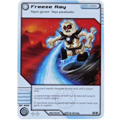 Trading Card, Ninjago Deck #1: 61 - Freeze Ray - North American Version