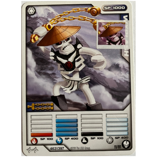 LEGO part Trading Card, Ninjago Deck #1: 11 - Wyplash - North American Version