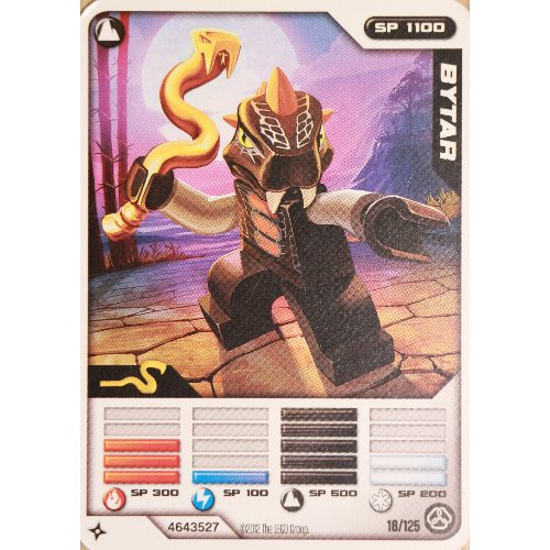 LEGO part Trading Card, Ninjago Deck #2: 18 - Bytar - International Version