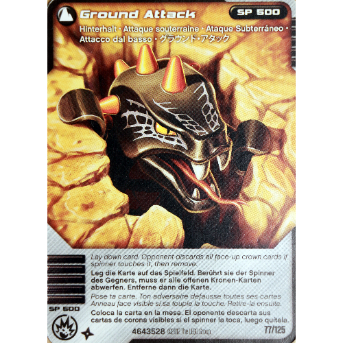 LEGO part Trading Card, Ninjago Deck #2: 77 - Ground Attack - International Version