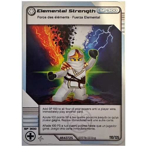 Trading Card, Ninjago Deck #2: 110 - Elemental Strength - North American Version