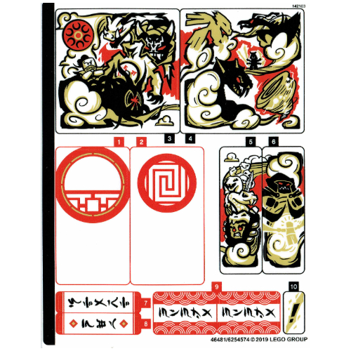 Image of part Sticker Sheet for Set 70670-1