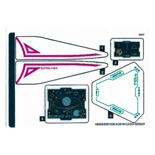 Image of part Sticker Sheet for Set 70830-1