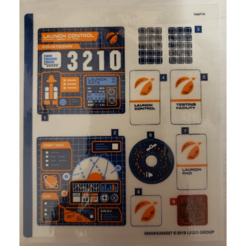 Image of part Sticker Sheet for Set 60228-1