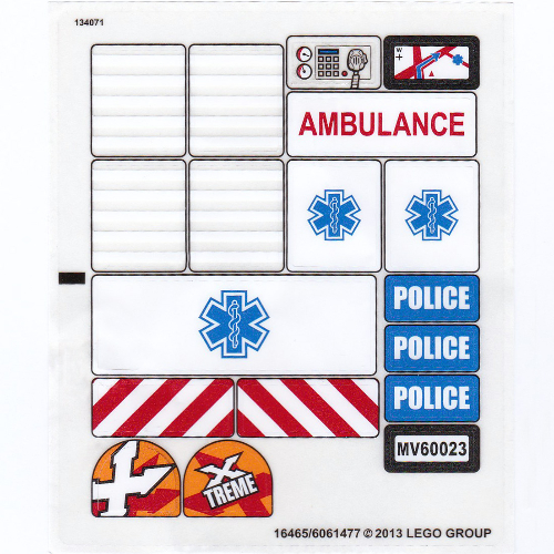 Sticker Sheet 2 for Set 60023-1