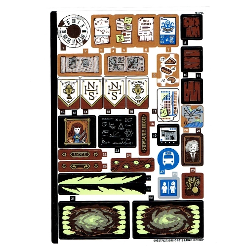 Image of part Sticker Sheet 1 for Set 70425-1