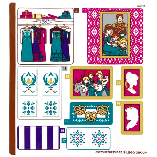 Image of part Sticker Sheet 1 for Set 41167-1