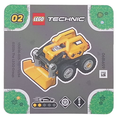 LEGO onderdeel Activity Card for Set 42233-2 6591890