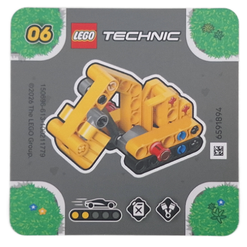 LEGO part Activity Card for Set 42233-6 6591894