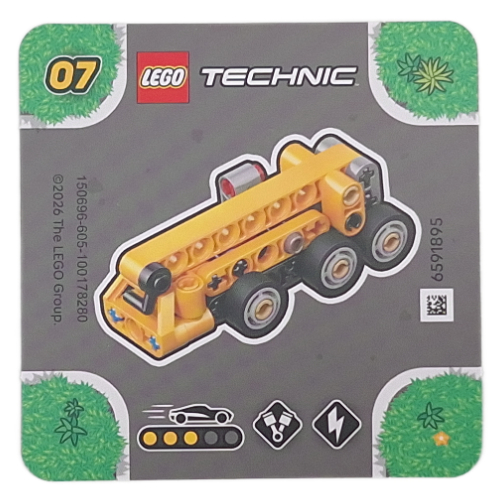 LEGO onderdeel Activity Card for Set 42233-7 6591895