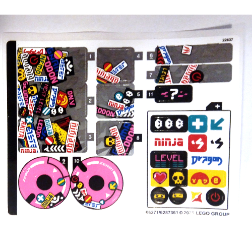 Image of part Sticker Sheet for Set 71710-1