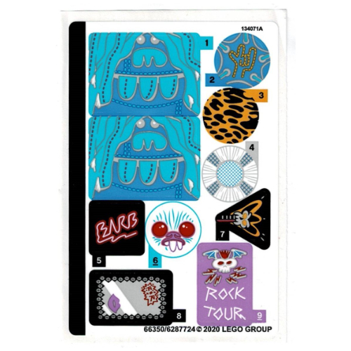 Image of part Sticker Sheet for Set 41254-1