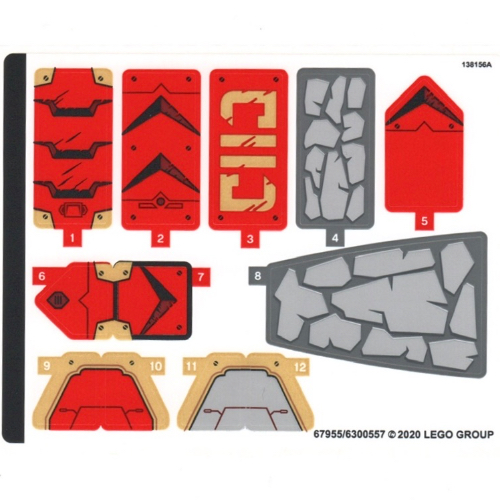 Image of part Sticker Sheet for Set 71720-1