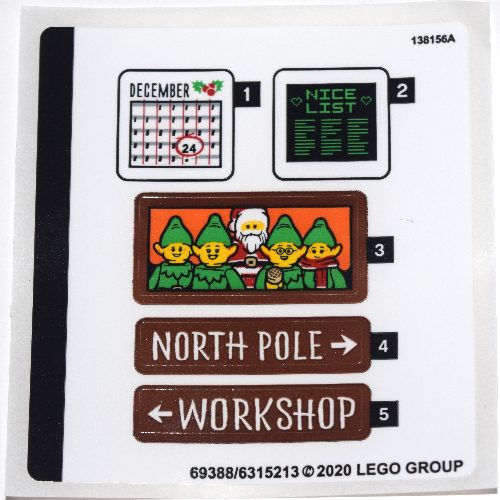 Sticker Sheet for Set 10275-1