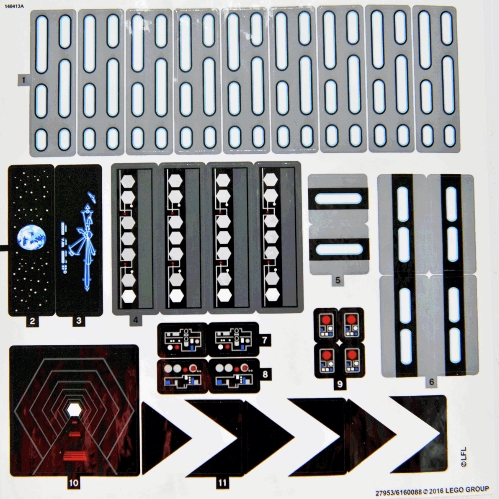 Image of part Sticker Sheet for Set 75159-1