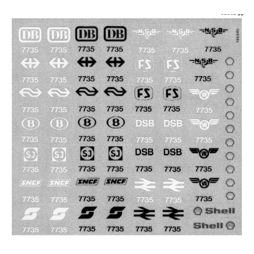Sticker Sheet for Set 7735-1