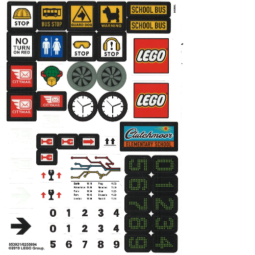 Image of part Sticker Sheet 2 for Set 853921-1