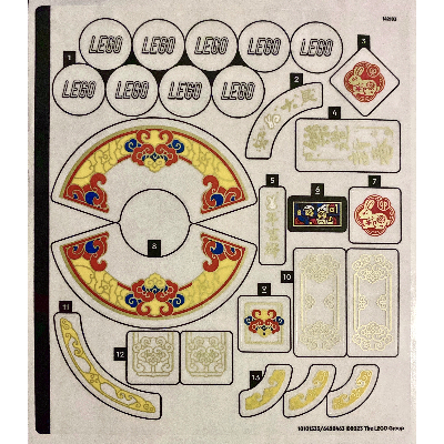 Image of part Sticker Sheet for Set 80111-1