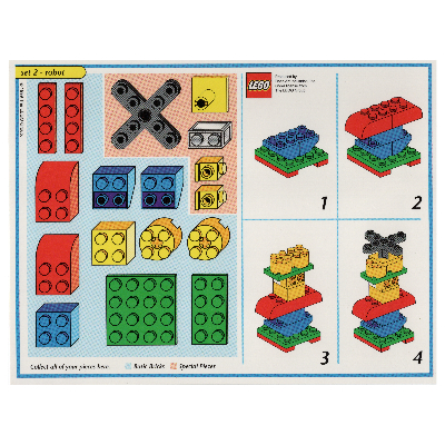 Creator Board Game Model Card (Blue): Robot