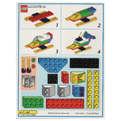 Creator Board Game Model Card (Blue): Sled