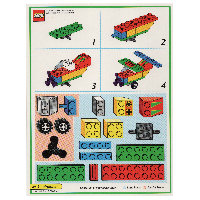 Creator Board Game Model Card (Green): Airplane